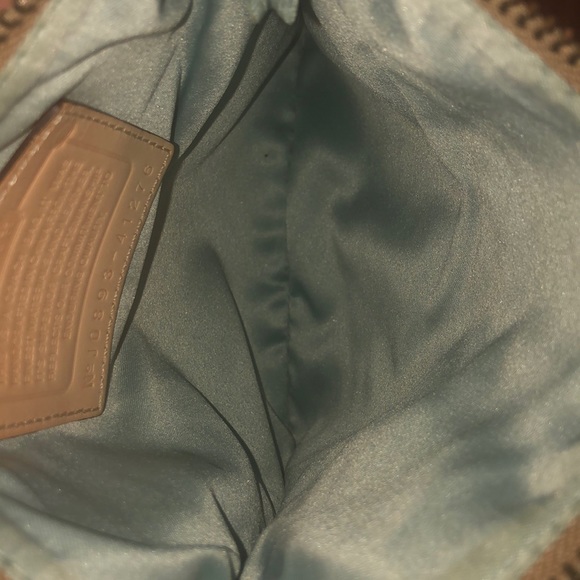 Coach Metallic Gold Leather Crossbody - Picture 7 of 9